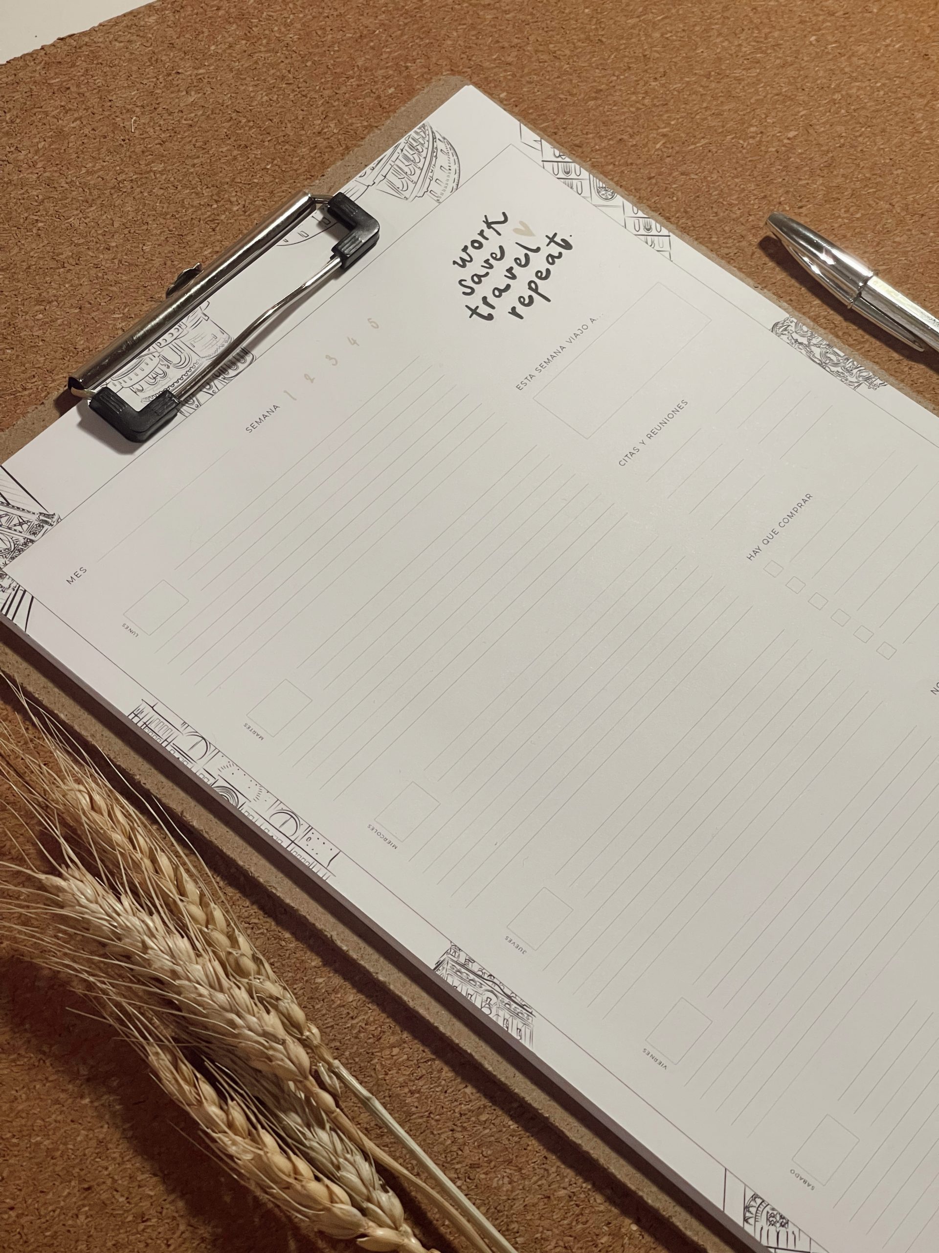 planner viajero